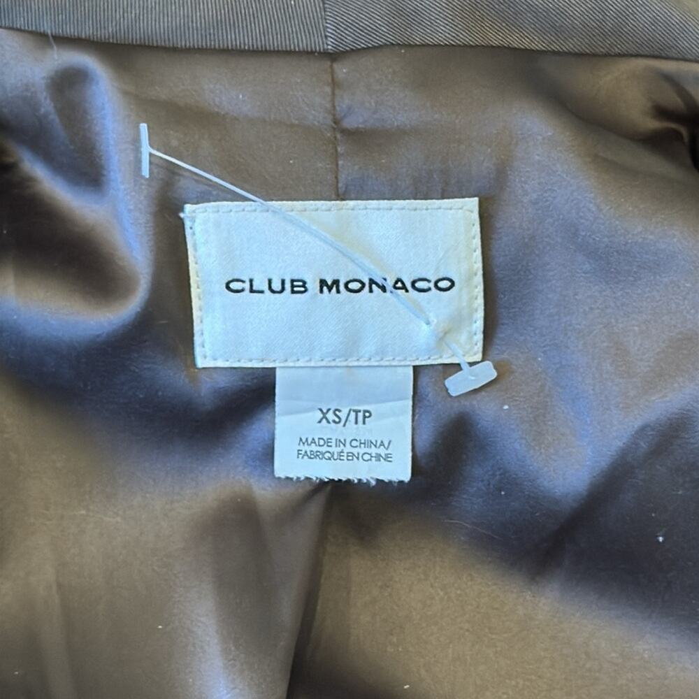 NWOT Club Monaco Hanne Trench Coat Size XS - Picture 5 of 10